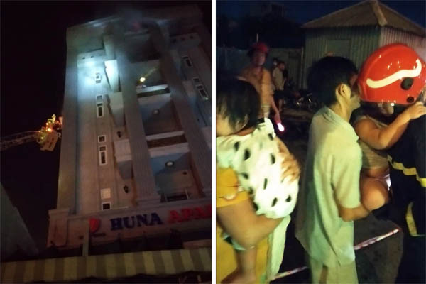 Clip: Khoảnh khắc người đàn ông nhảy từ tầng 2 xuống đất để thoát khỏi vụ cháy chung cư sáng 1/5 ở TP.HCM-2