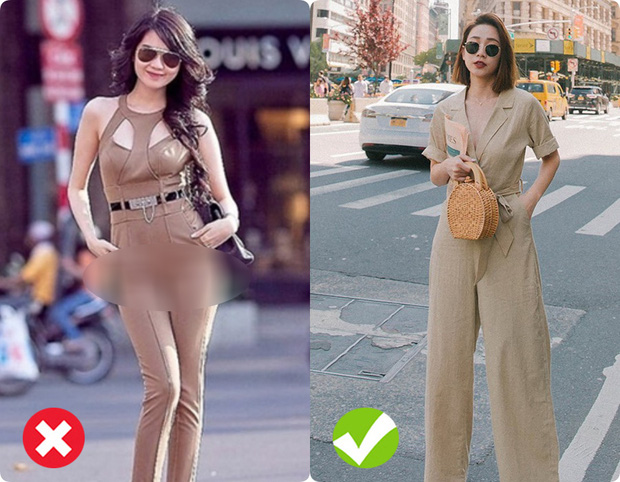 Chị em muốn mặc jumpsuit để khoe dáng thì đừng gây phản cảm như cô gái này...-4