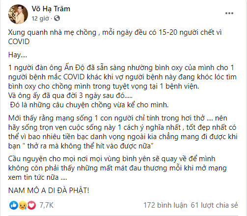 Võ Hạ Trâm kể lại tình hình loạn lạc tại Ấn Độ nơi gia đình nhà chồng đang sống, đọc từng chi tiết mà ám ảnh-1