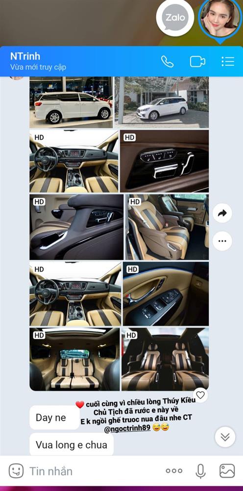 Thuý Kiều lại được Ngọc Trinh chiều chuộng, mua cả xe hơi xịn xò đợi trợ lý lên đập hộp?-2