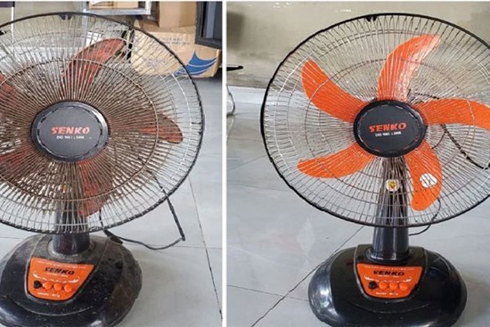 Mẹo làm sạch quạt cực đơn giản mà không cần tháo khung