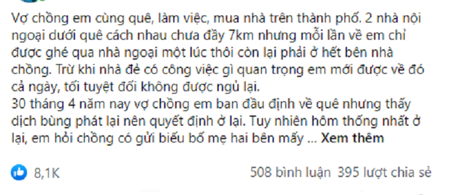 Biết chồng lén biếu bố mẹ đẻ 10 triệu, vợ thản nhiên như không song tin nhắn ngay sau đó của cô lại bất ngờ lật ngược tình thế-1