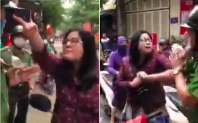 Thông tin bất ngờ vụ người phụ nữ tự xưng là công an chửi bới, lăng mạ cảnh sát-1