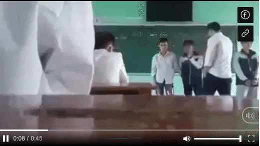 Đề nghị CA vào cuộc điều tra vụ thầy giáo chửi bới, tát vào mặt, đá vào bụng nam sinh trên bục giảng-1