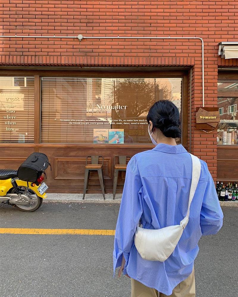 Diện áo sơ mi thì để kiểu tóc nào là sang xịn mịn nhất? Gái Hàn sành điệu mách bạn 5 gợi ý chuẩn chỉnh-3