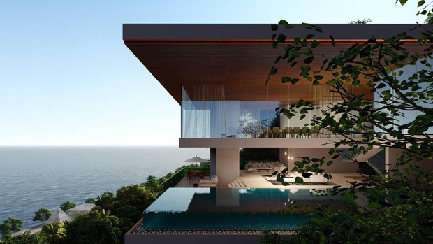 Bà xã Chi Bảo khoe được chồng tặng biệt thự view biển siêu đồ sộ, phản ứng lầy lội khiến dân tình phải bật cười-2