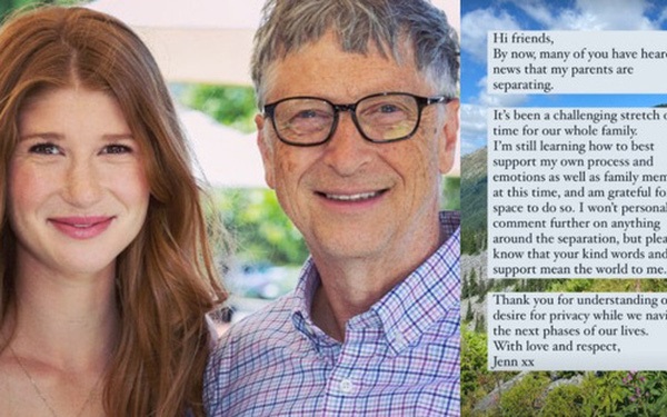 Con gái cả của Bill Gates lần đầu lên tiếng về vụ ly hôn chấn động của cha mẹ: Đây là khoảng thời gian thách thức đối với cả gia đình-1