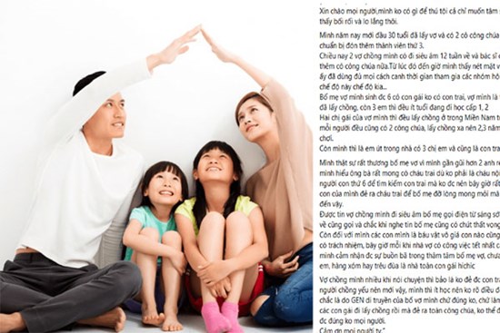 Chàng rể tâm sự chuyện nhà vợ sinh toàn con gái, tâm tư tử tế khiến ai nấy đều cảm kích nhưng lại 