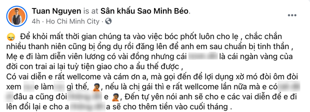Bị nam diễn viên trẻ tố lạm dụng tình dục, Minh Béo vẫn có động thái đầy thách thức?-6