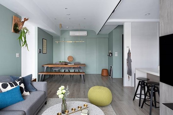 Căn nhà có diện tích 24m2 với lối thiết kế thông minh giúp không gian cực kỳ thoáng mát, mỗi bước chân như lạc vào khu rừng xanh tươi