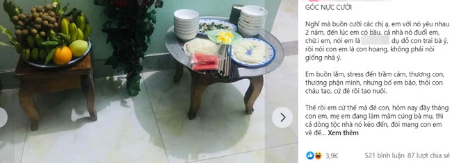 Người yêu báo có thai, chàng trai rũ hết trách nhiệm, ngày đầy tháng lại kéo cả gia đình đến tranh con và cái kết muối mặt!-1