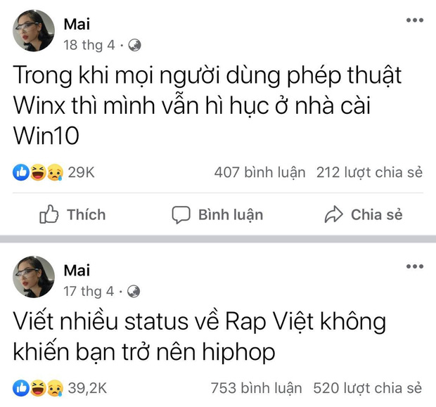 Loạt status đưa Mai Âm Nhạc lên tầm danh hài mạng, dân tình đổ xô xin vía mặn mòi-4