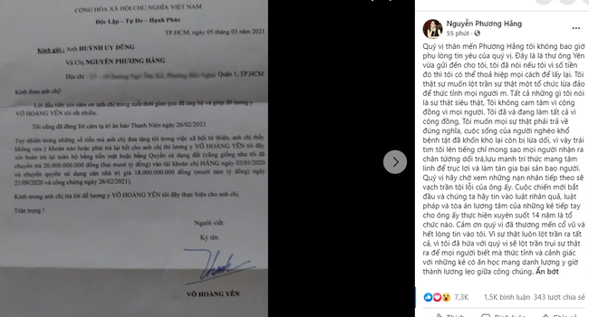 NÓNG: Thần y Võ Hoàng Yên đã chuyển khoản trả lại vợ chồng ông Dũng lò vôi gần 17 tỷ đồng-7