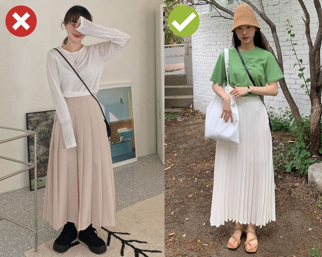 4 lỗi diện váy dài khiến nàng cao ráo cũng thành một mẩu, dáng bị to ngang-1