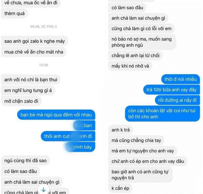 Góc đào mỏ”: Cô gái tố người yêu xin từ tiền xăng đến thẻ điện thoại nhưng đến phòng trọ anh ta cô chứng kiến cảnh sốc-4