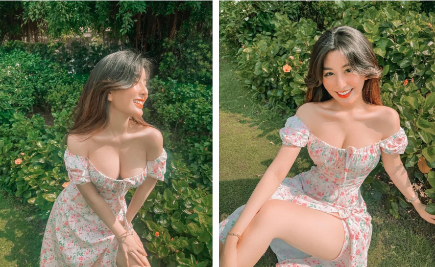 Tạo dáng cẩn thận Võ Ngọc Trân ơi, sexy đấy nhưng suýt lộ hàng” kìa!-2