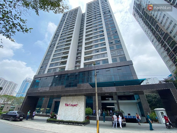 Hà Nội: Lập rào chắn, cách ly y tế tạm thời chung cư The Legacy sau ca dương tính với SARS-CoV-2-1
