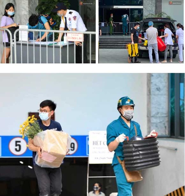 Hà Nội: Lập rào chắn, cách ly y tế tạm thời chung cư The Legacy sau ca dương tính với SARS-CoV-2-6