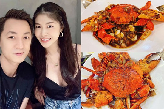 Khéo chiều vợ con, Đăng Khôi trổ tài vào bếp làm món cua sốt tiêu đen, lần đầu mà xuất sắc chuẩn nhà hàng