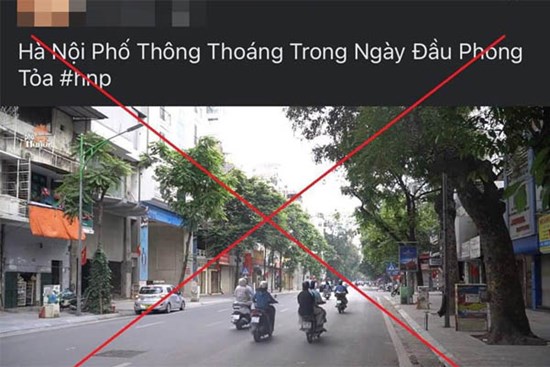Tung tin sai sự thật về phong toả Hà Nội, một Youtuber bị xử phạt hơn 12 triệu