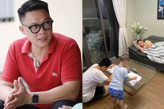 Trông con mùa dịch khiến tình cảm gia đình đi xuống, học ngay chiêu cao thủ của ông bố hài hước, đông con nhất VTV này!