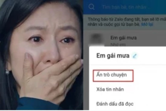 Tin nhắn ẩn trên Facebook, Zalo - 