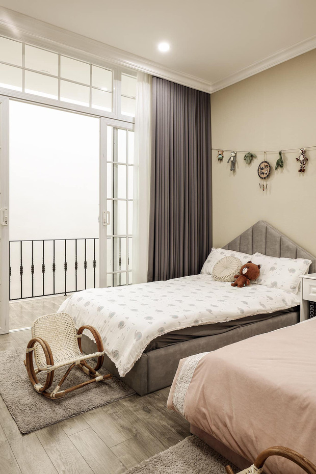 Vợ chồng mệnh Mộc xây nhà gần 2 tỷ trên mảnh đất cha ông để lại, ai cũng mê mẩn màu xanh olive phá cách-12