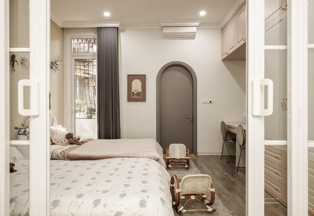 Vợ chồng mệnh Mộc xây nhà gần 2 tỷ trên mảnh đất cha ông để lại, ai cũng mê mẩn màu xanh olive phá cách-13