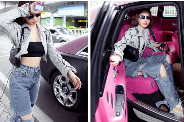 Diễm My 9X khoe body trong chiếc váy cực gắt, nào ngờ Ngọc Trinh đã mặc trước rồi!-6