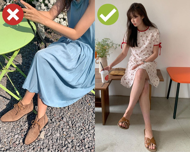 4 kiểu giày dép cứ mix với váy là hỏng cả set đồ, vóc dáng bị dìm cực thảm-4