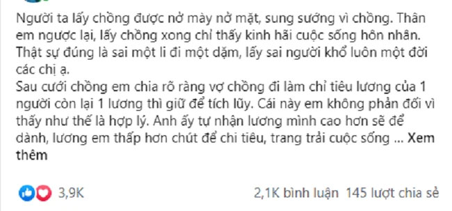 Chồng đưa 50k, khoán vợ đi chợ mua thức ăn cho cả ngày, ai ngờ tới bữa nhìn mâm cơm mà anh không cất được thành lời-1