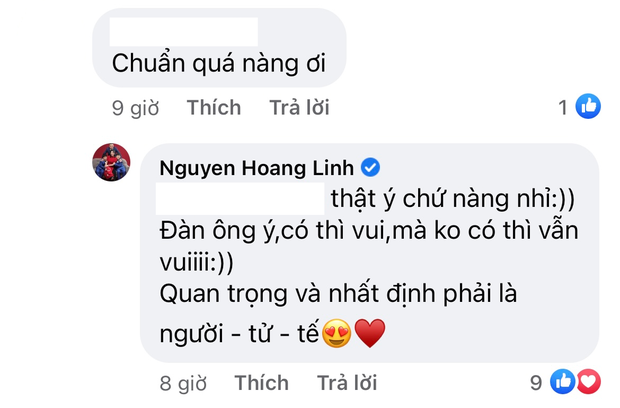 MC Hoàng Linh tuyên bố cưới không xứng tầm thì thà độc thân, sự xuất hiện của người chồng trong comment gây xôn xao-5