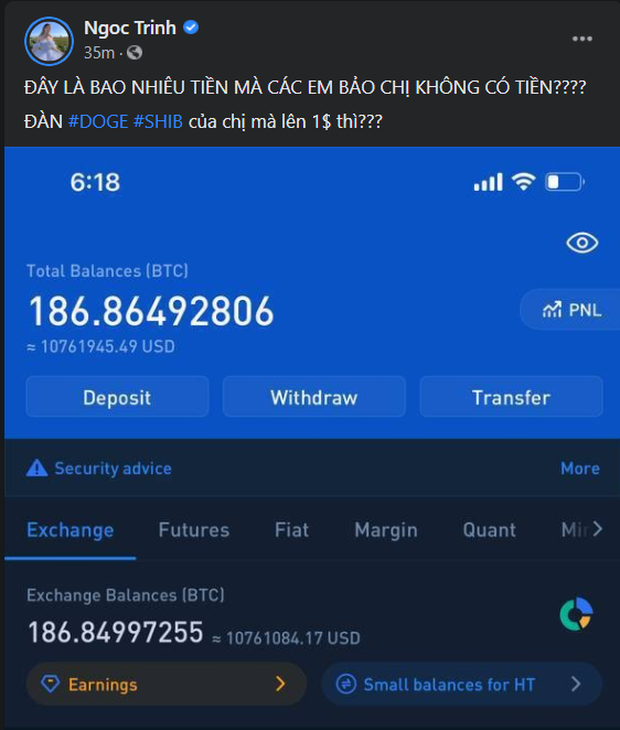 Ngọc Trinh la làng bị lừa 2 triệu USD xong lại khoe gia tài tiền ảo, Nathan Lee vội đá đểu-2