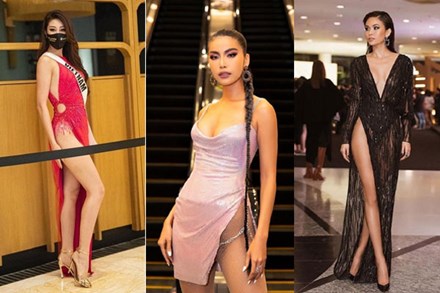 6 người đẹp Việt khiến cư dân mạng 'thót tim' vì diện váy xẻ quá cao