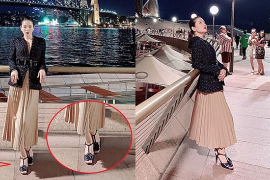 Đi vào vết xe đổ của Hà Hồ, Lệ Quyên diện sandals Chanel vẫn 