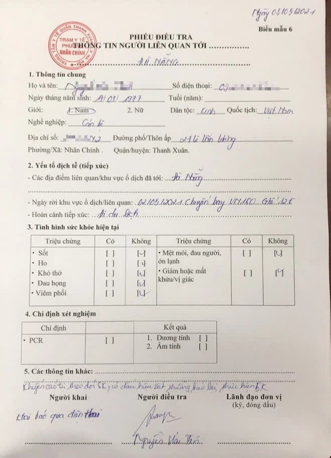 Giám đốc Hacinco mắc COVID-19 đưa ra bằng chứng đã khai báo y tế, đại diện Bệnh viện Hữu nghị nói gì?-2