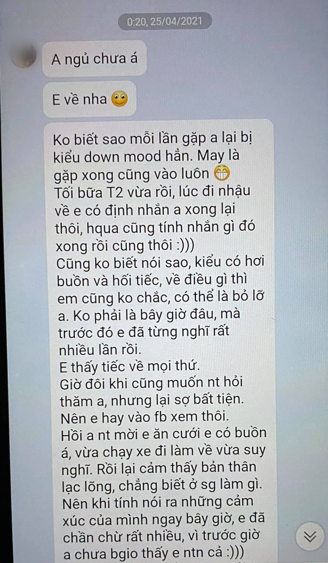 Vợ bắt gặp tâm thư người cũ của chồng gửi, đặc biệt nhất chính là câu anh ta trả lời cách 6 tiếng sau đó!-2