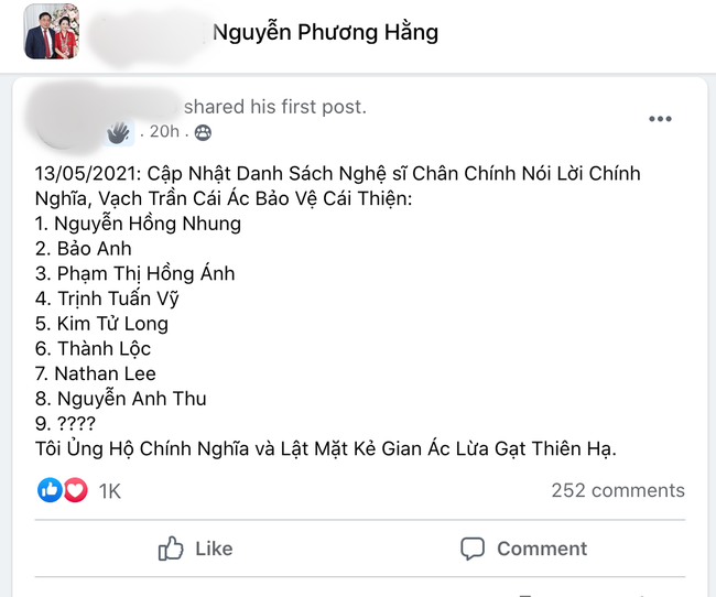 Fan bà Phương Hằng phát tán tin nóng, kéo nghệ sĩ Thành Lộc, MC Trấn Thành vào cuộc, mừng rỡ vì MC quốc dân đứng về phía bà Hằng”?!-5