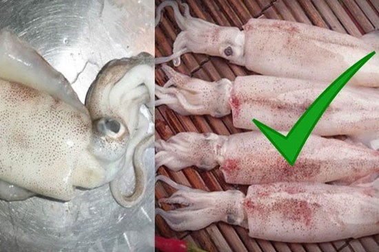 Hãy ghim ngay 4 cách phân biệt MỰC TƯƠI chuẩn với MỰC NGÂM HÓA CHẤT nếu chị em không muốn rước bệnh vào người!