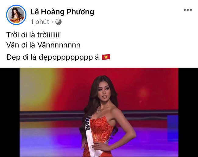 Khánh Vân có chia sẻ đầu tiên sau Bán kết Miss Universe 2020, nói 1 câu mà dàn sao Vbiz đồng loạt trầm trồ và động viên-5