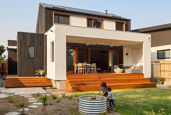 Thiết kế giếng trời cho biệt thự 74m2, kiến ​​trúc hiện đại tự nhiên đến mọi ngóc ngách-3