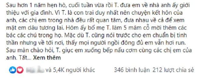 Ngày đầu về ra mắt không biết chặt thịt gà bị chê chưa đủ tiêu chuẩn làm dâu, màn phản bác của cô gái sau đó khiến tình thế đảo ngược-1