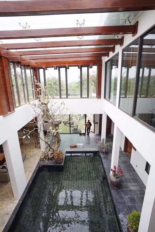 Cận cảnh khu vườn trong căn biệt phủ ngoại ô của hot mom Văn Thùy Dương, trồng được cả loại ớt đắt nhất thế giới có giá gần 1 tỷ đồng/kg-14