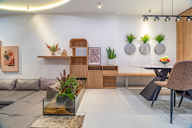 Có mảnh đất 75m2, vợ chồng Đà Nẵng xây nhà cực khéo: Trong nhà nghe tiếng nước chảy, ngoài vườn nghe tiếng chim hót-4