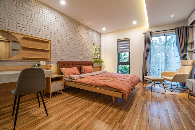 Có mảnh đất 75m2, vợ chồng Đà Nẵng xây nhà cực khéo: Trong nhà nghe tiếng nước chảy, ngoài vườn nghe tiếng chim hót-15