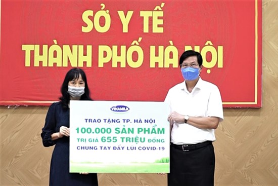 Vinamilk dành quỹ 2 triệu sản phẩm hỗ trợ cộng đồng và tuyến đầu chống dịch