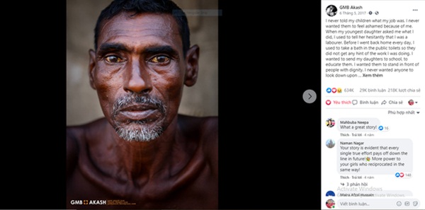 Bức ảnh hơn 600.000 like và câu chuyện ứa nước mắt về nghề bị cho là bẩn thỉu nhất thế giới: Vì miếng cơm manh áo, có chui xuống cống cũng cam lòng!-2