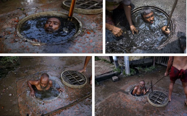 Bức ảnh hơn 600.000 like và câu chuyện ứa nước mắt về nghề bị cho là bẩn thỉu nhất thế giới: Vì miếng cơm manh áo, có chui xuống cống cũng cam lòng!-3