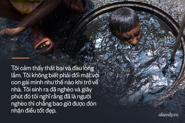 Bức ảnh hơn 600.000 like và câu chuyện ứa nước mắt về nghề bị cho là bẩn thỉu nhất thế giới: Vì miếng cơm manh áo, có chui xuống cống cũng cam lòng!-4
