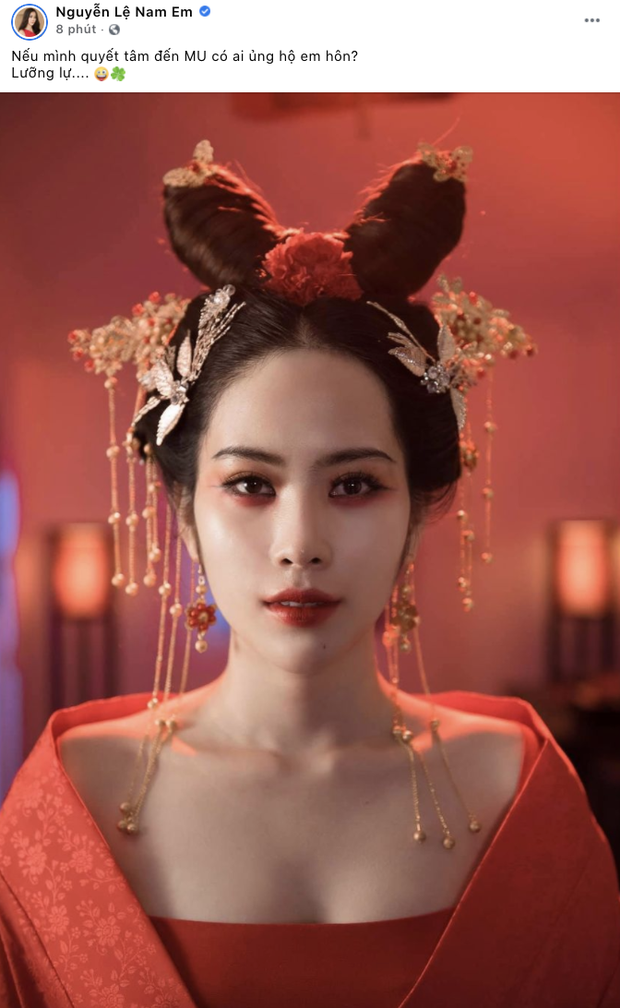 Sau thành tích rực rỡ của Khánh Vân, Nam Em hạ quyết tâm đi thi Miss Universe?-1